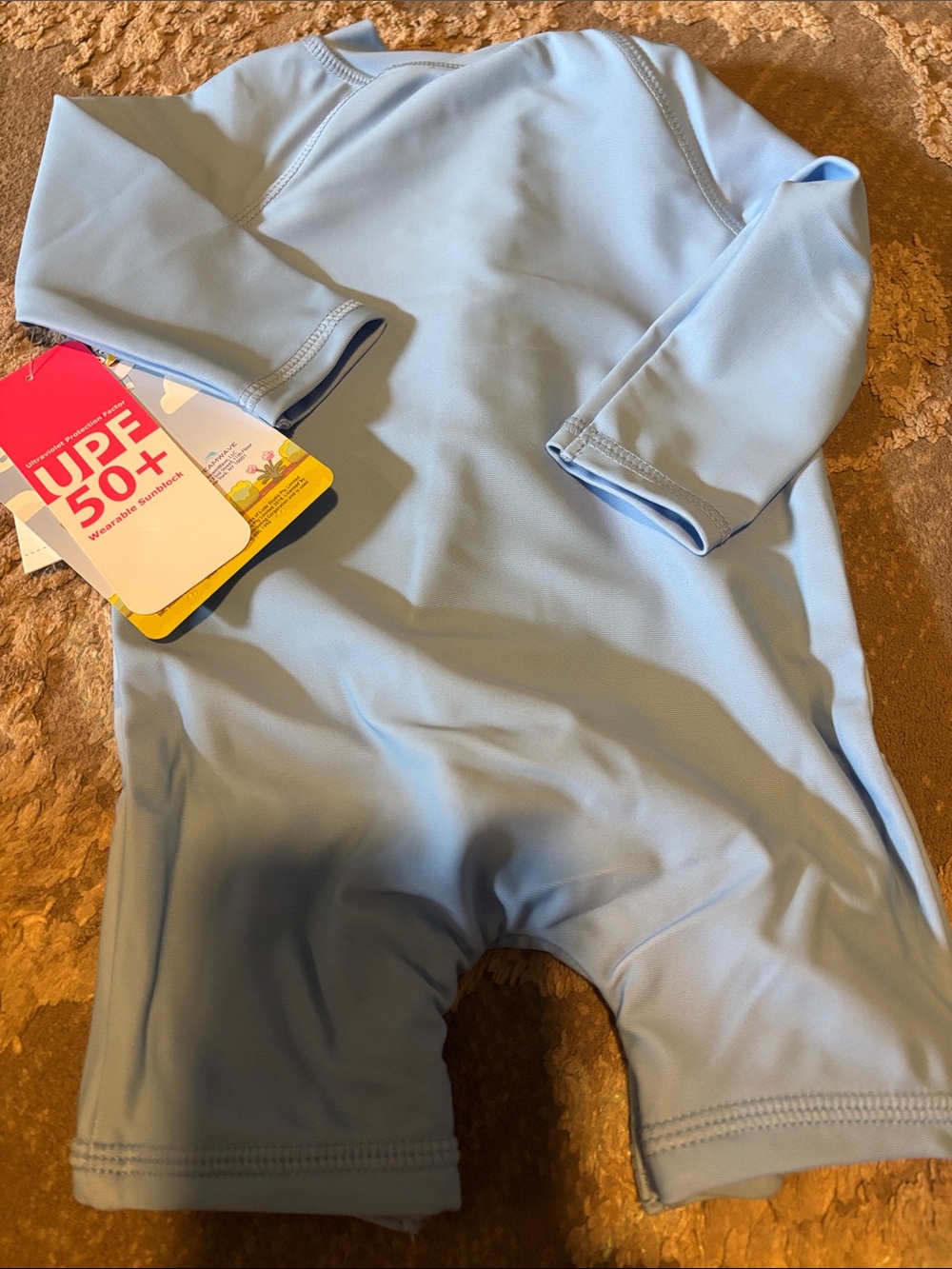 Bluey Zip-Front Rash-guard Swimwear - Picture 3 of 5